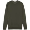 JOHN SMEDLEY LUNDY PULLOVER CN LS - Highland Green