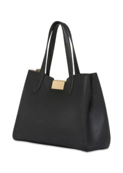 Marni Leather Trunkaroo Tote Handbag - Black -Butler Loftet Butik Leather Trunkaroo Tote Handbag Black Marni 3