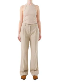 Leon Pants - Oyster -Butler Loftet Butik Leon Pants Oyster The Garment 2