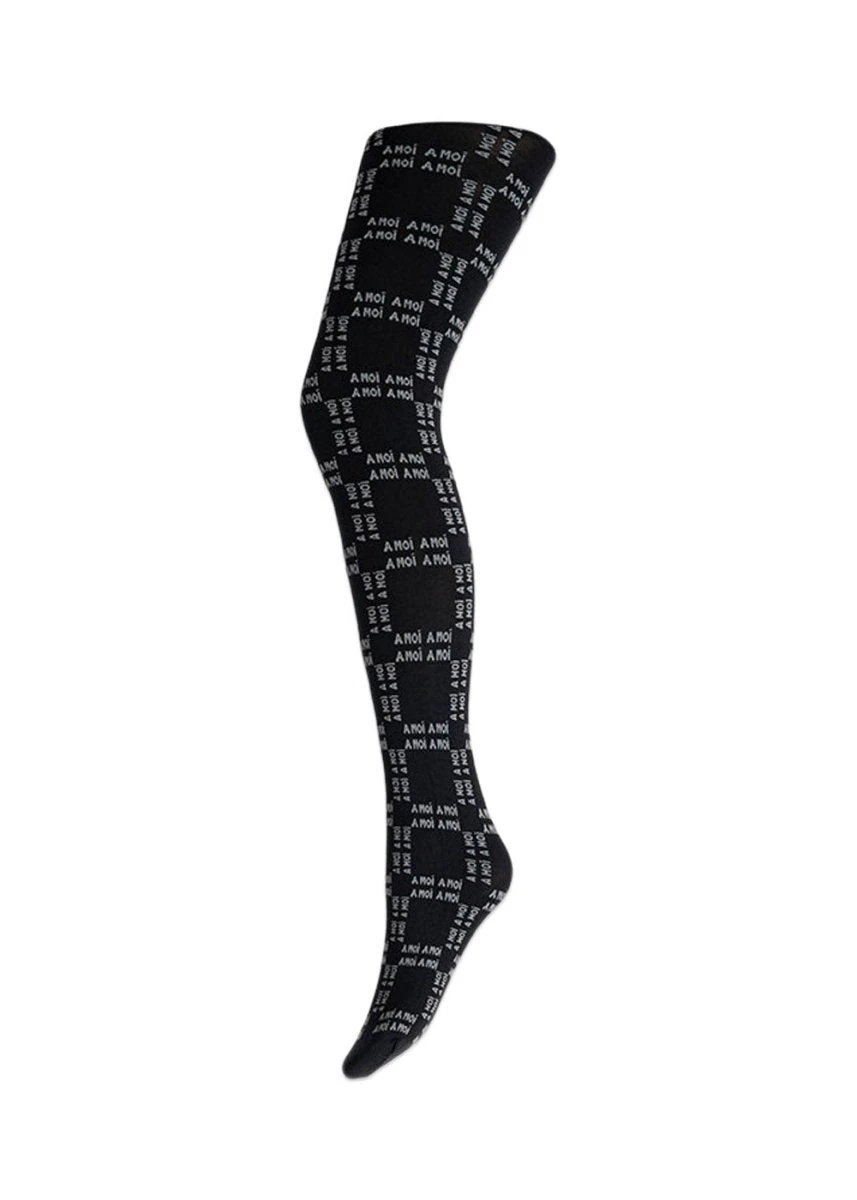 Logo Tights - Black 3 Logo Tights - Black