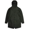 Rains Long Jacket W3 - Green 2 Rains Long Jacket W3 - Green -Butler Loftet Butik Long Jacket W3 Green Rains