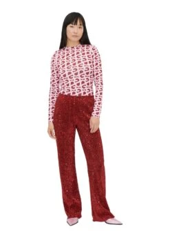 Stine Goya Long Pants - Bordeaux -Butler Loftet Butik Long Pants Bordeaux Stine Goya 3