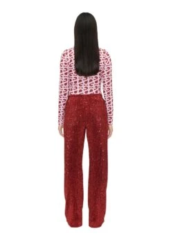 Stine Goya Long Pants - Bordeaux -Butler Loftet Butik Long Pants Bordeaux Stine Goya 4