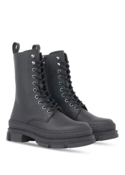 Lucy Boot - Black Rubberised L - Black -Butler Loftet Butik Lucy Boot Black Rubberised L Black Garment Project 3