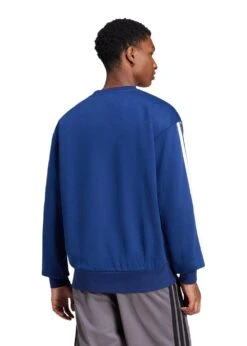 Adidas Originals M 3S FL SWT - Dark Blue -Butler Loftet Butik M 3S FL SWT Dark Blue Adidas Originals 3