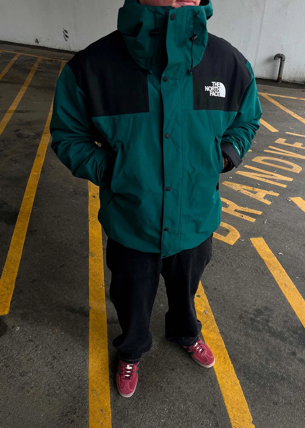 The North Face M Dryvent Mono Mountain Jacket - Deep Nori/Tnf Black 4 The North Face M Dryvent Mono Mountain Jacket - Deep Nori/Tnf Black - Billede 2