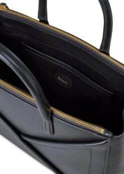 Mulberry M ZIPPED TOP HANDLE - Black -Butler Loftet Butik M ZIPPED TOP HANDLE Black Mulberry 5