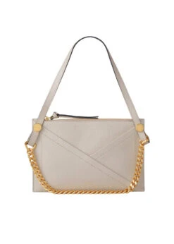 Mulberry M Zipped Pouch Silky Calf - Chalk