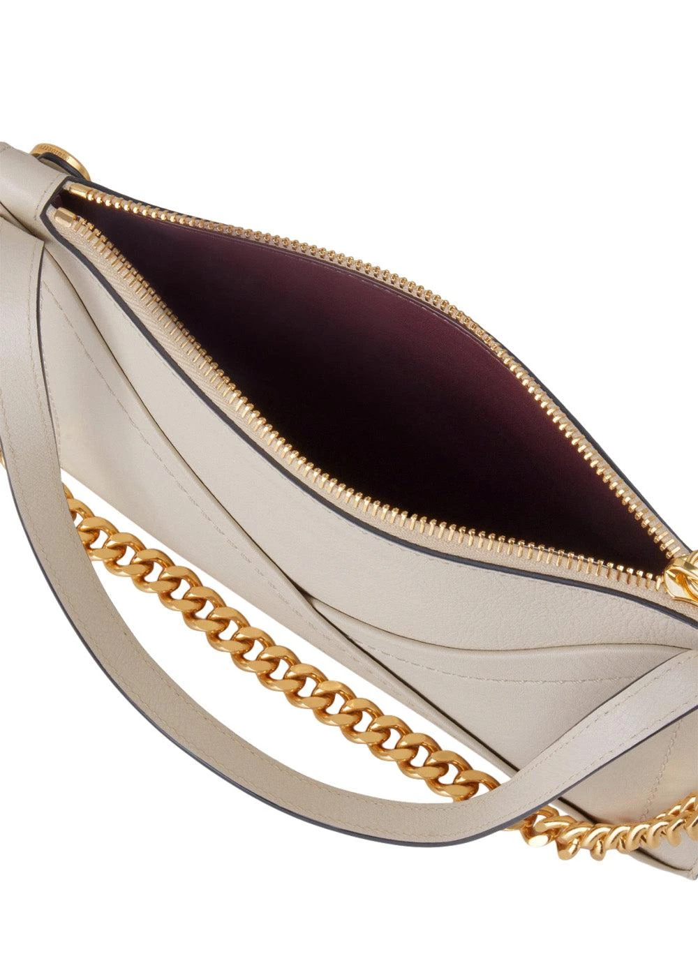 Mulberry M Zipped Pouch Silky Calf - Chalk 5 Mulberry M Zipped Pouch Silky Calf - Chalk - Billede 3