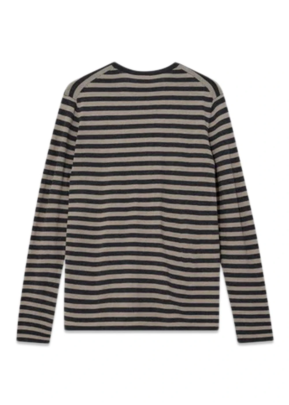 MMGAdam Soft Stripe Knit - Charcoal Melange Stripe 4 MMGAdam Soft Stripe Knit - Charcoal Melange Stripe - Billede 2