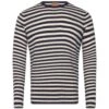 MMGAdam Soft Stripe Knit - Indigo Blue Stripe -Butler Loftet Butik MMGAdam Soft Stripe Knit Indigo Blue Stripe Mos Mosh Gallery