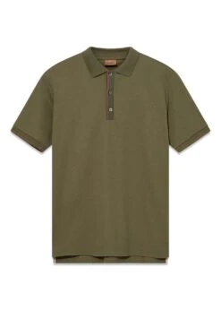 MMGHarvey Polo Ss Tee - Olive Tree