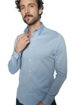 MMGMarco Crunch Jersey Shirt - Bel Air Blue -Butler Loftet Butik MMGMarco Crunch Jersey Shirt Bel Air Blue Mos Mosh Gallery 3