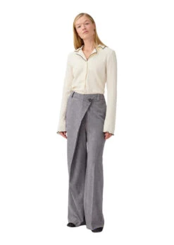 Modström MalouMD Pants - Taupe Melange -Butler Loftet Butik MalouMD pants Taupe Melange Modstrom 5