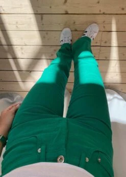 Woodbird Maria Color Jeans - Green -Butler Loftet Butik Maria Color Jeans Green Woodbird 4