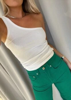 Woodbird Maria Color Jeans - Green -Butler Loftet Butik Maria Color Jeans Green Woodbird 5