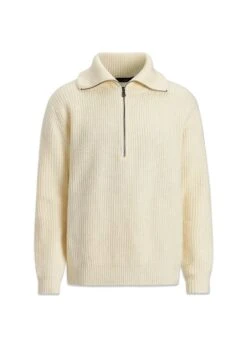 Oscar Jacobson Mauritz Half Zip - White Shell