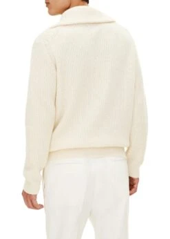 Oscar Jacobson Mauritz Half Zip - White Shell -Butler Loftet Butik Mauritz Half zip White Shell Oscar Jacobson 3