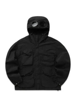 C.P. Company Medium Jacket Flatt Nylon - Black