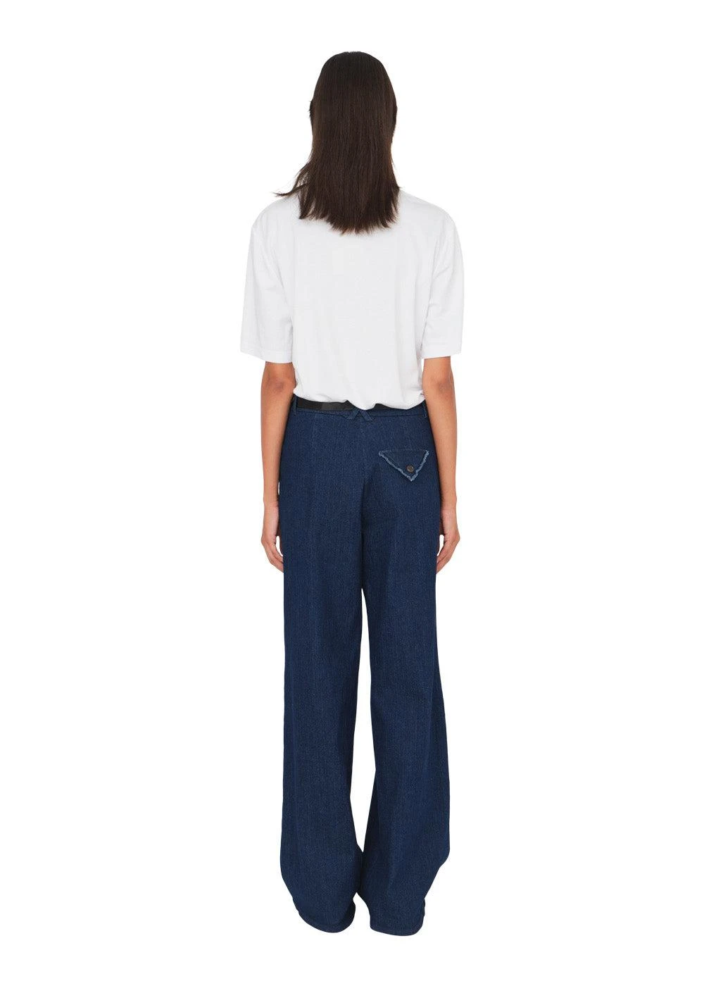 Merci Wide Pants - Dark Denim 7 Merci Wide Pants - Dark Denim - Billede 5