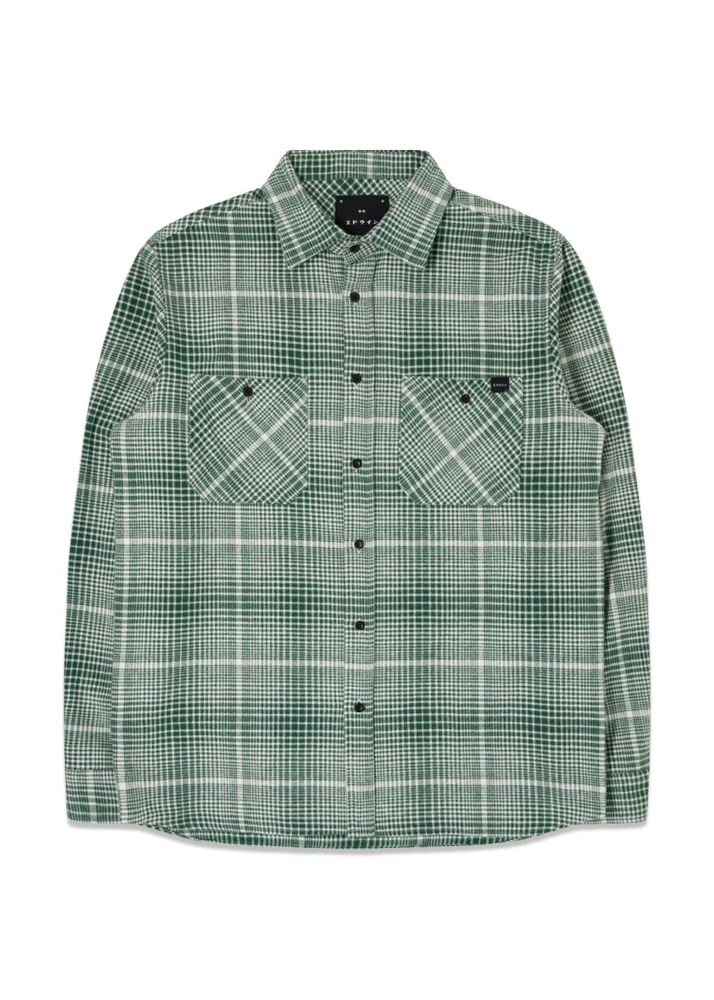 Edwin Millenium Shirt - Green/White 3 Edwin Millenium Shirt - Green/White