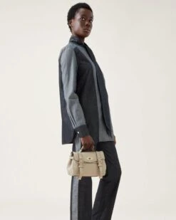 Mulberry Mini Alexa Heavy Grain - Chalk -Butler Loftet Butik Mini Alexa Heavy Grain Chalk Mulberry 8