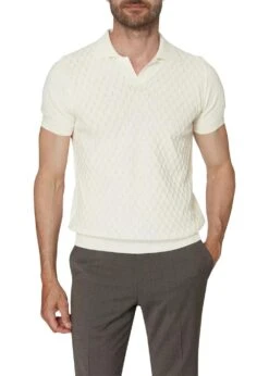 Oscar Jacobson Mirza Poloshirt S-S - Snow White 9 Oscar Jacobson Mirza Poloshirt S-S - Snow White -Butler Loftet Butik Mirza Poloshirt S S Snow White Oscar Jacobson 4