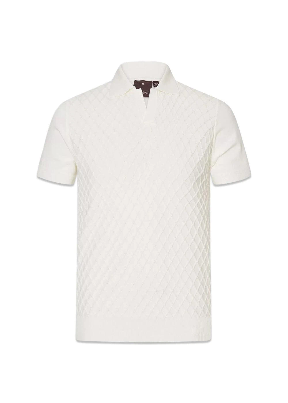 Oscar Jacobson Mirza Poloshirt S-S - Snow White 3 Oscar Jacobson Mirza Poloshirt S-S - Snow White