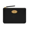 Mulberry Plaque Small Zip Coin - Black