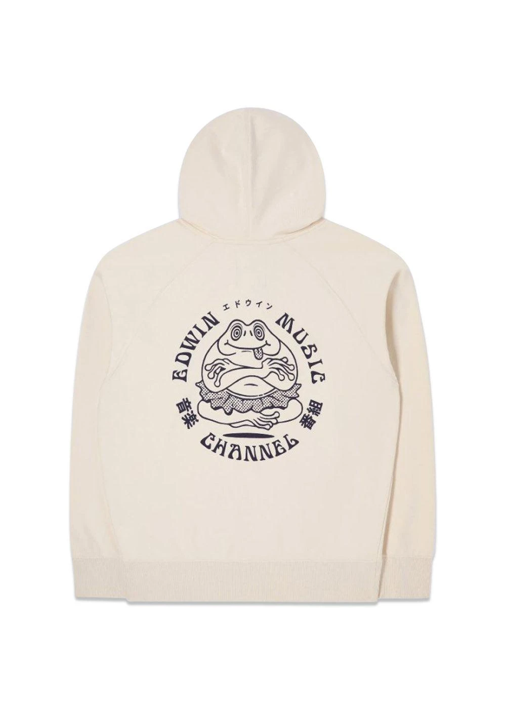 Edwin Music Channel Hoodie - Whisper White 4 Edwin Music Channel Hoodie - Whisper White - Billede 2