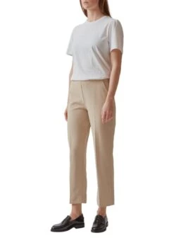 Modström NelliMD Cropped Pants - Powder Sand -Butler Loftet Butik NelliMD cropped pants Powder Sand Modstrom 3