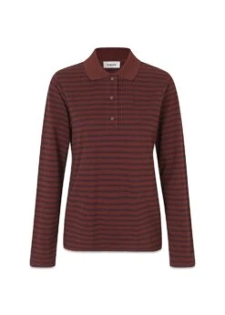 Modström Nobumd LS Polo - Andorra Navy Stripe