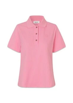 Modström Nobumd Solid Polo - Sea Pink