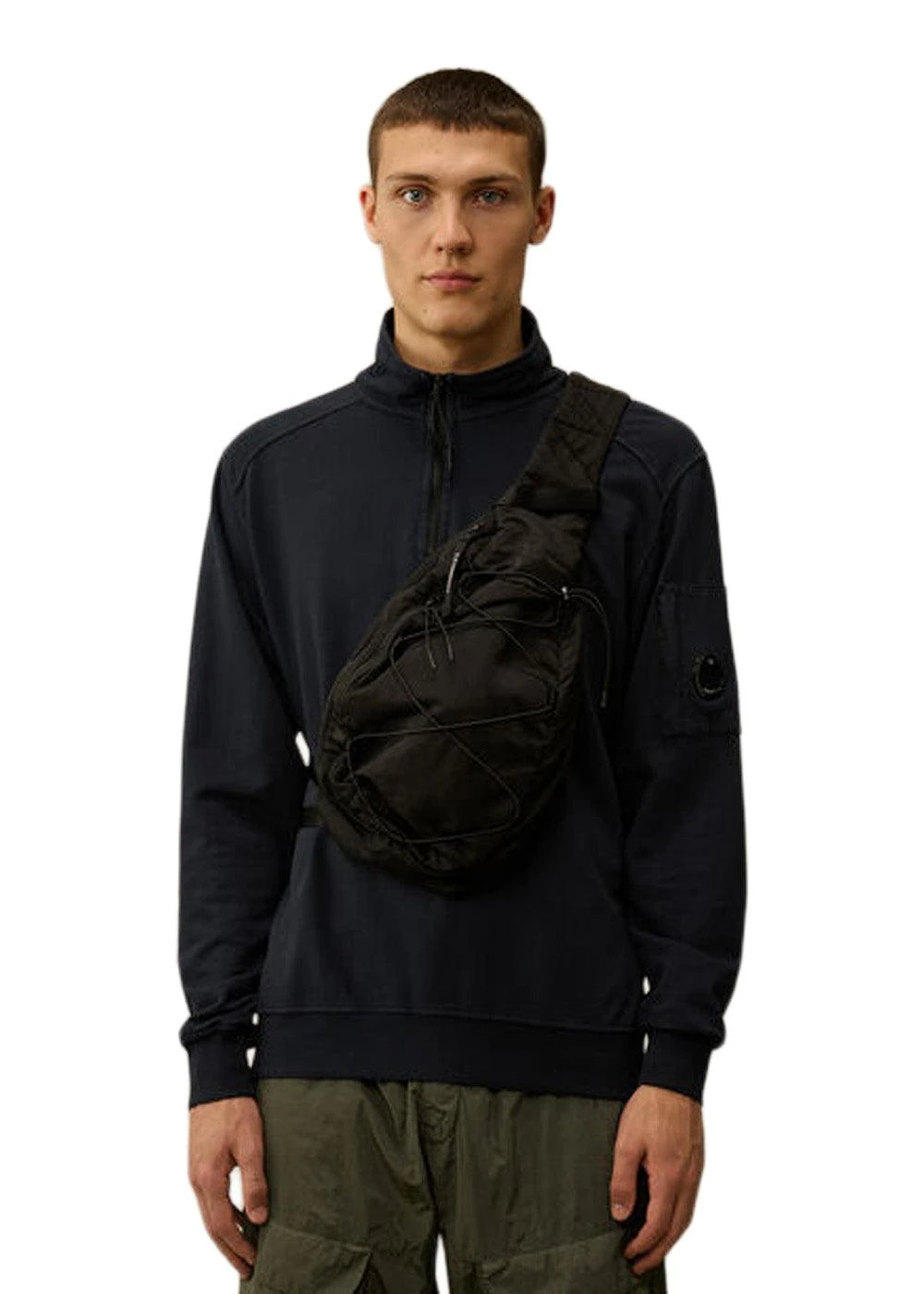 C.P. Company Nylon Sling Bag - Black 4 C.P. Company Nylon Sling Bag - Black - Billede 2