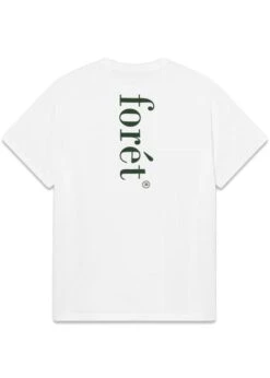Foret OCEAN T-SHIRT - White/Green -Butler Loftet Butik OCEAN T SHIRT WhiteGreen Foret 2