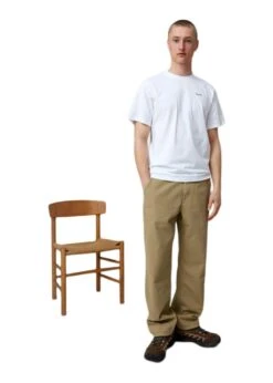 Foret OCEAN T-SHIRT - White/Green -Butler Loftet Butik OCEAN T SHIRT WhiteGreen Foret 3