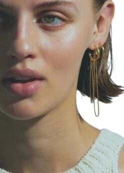 Orbis Hoop - Goldplated -Butler Loftet Butik Orbis Hoop Goldplated Jane Konig 2