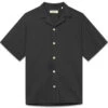 Foret PEER SS SHIRT - Black 2 Foret PEER SS SHIRT - Black -Butler Loftet Butik PEER SS SHIRT Black Foret