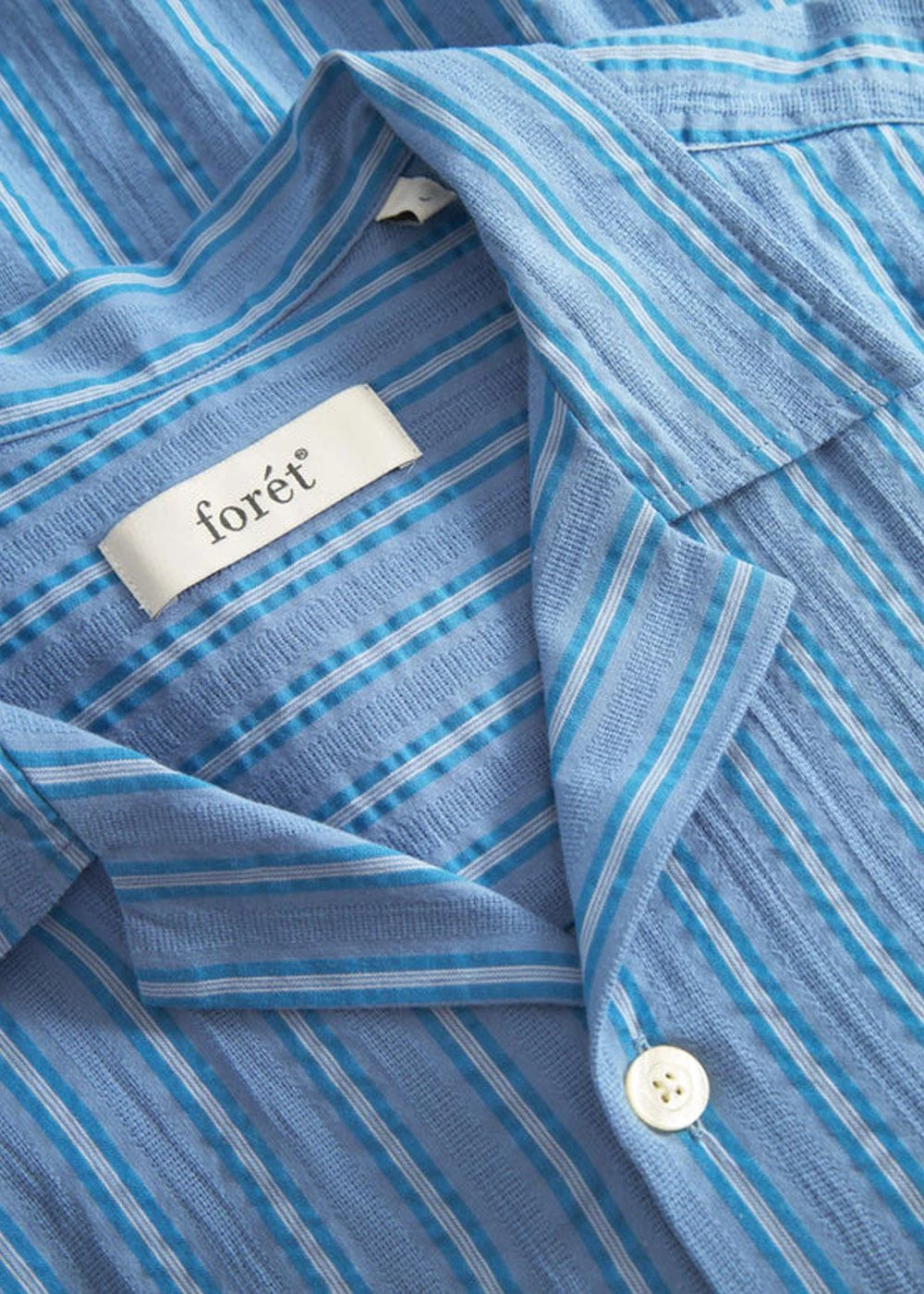 Foret PEER SS SHIRT - Blue 4 Foret PEER SS SHIRT - Blue - Billede 2