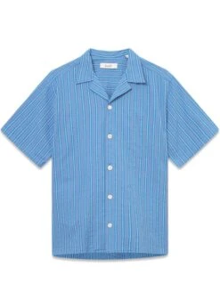 Foret PEER SS SHIRT - Blue