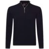 Oscar Jacobson Patton Half Zip - Navy 2 Oscar Jacobson Patton Half Zip - Navy -Butler Loftet Butik Patton Half Zip Navy Oscar Jacobson