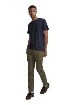 Pima Tee 3208 - Navy 7 Pima Tee 3208 - Navy -Butler Loftet Butik Pima Tee 3208 Navy Nn 07 2