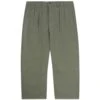 Pleated Trousers - Moss