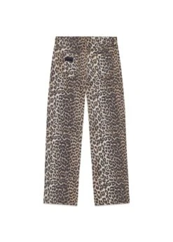 Ganni Print Denim Izey - Leopard -Butler Loftet Butik Print Denim Izey Leopard Ganni 3