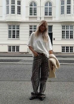 Ganni Print Denim Izey - Leopard -Butler Loftet Butik Print Denim Izey Leopard Ganni 4