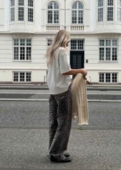 Ganni Print Denim Izey - Leopard -Butler Loftet Butik Print Denim Izey Leopard Ganni 6