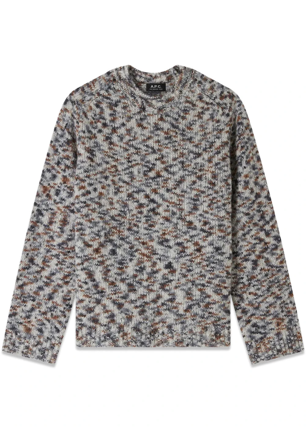 A.P.C. Pull Terry - Heather Grey 3 A.P.C. Pull Terry - Heather Grey