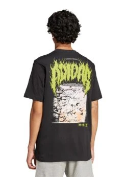 Adidas Originals Q12 TS DEATH - Black Noir -Butler Loftet Butik Q12 TS DEATH Black Noir Adidas Originals 3