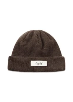 Foret RELAX RIB BEANIE - Cold Brown
