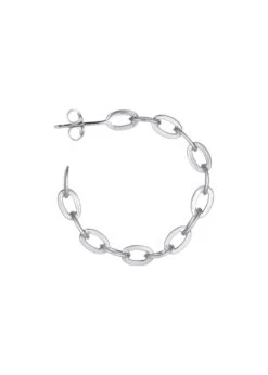 ROW CHAIN HOOP - Silver 7 ROW CHAIN HOOP - Silver -Butler Loftet Butik ROW CHAIN HOOP Silver Jane Konig 3